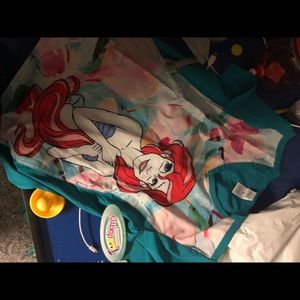Ariel the little mermaid scrub top